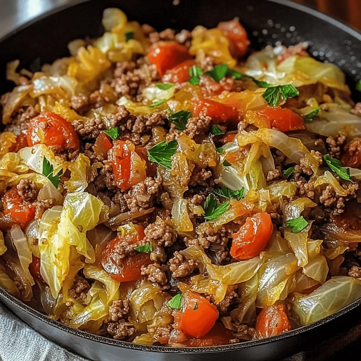 Cozy Cabbage and Ground Beef Skillet for Busy Nights