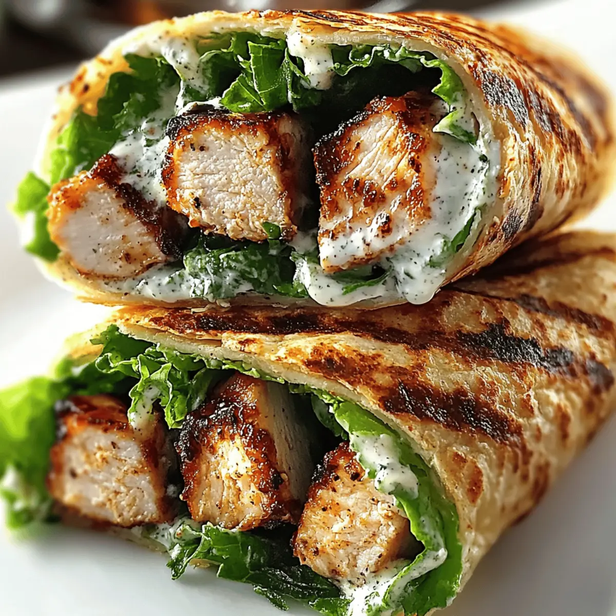 Savory Caesar Chicken Wrap for Quick Healthy Meals