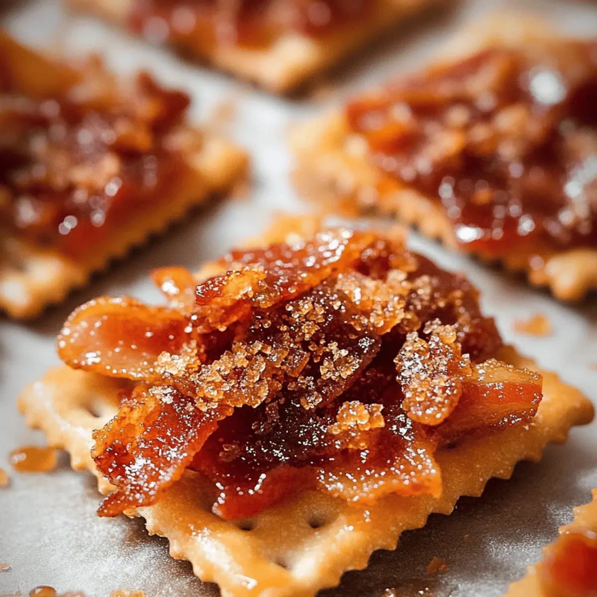 Candied Bacon Crackers: Sweet & Savory Delight in Every Bite