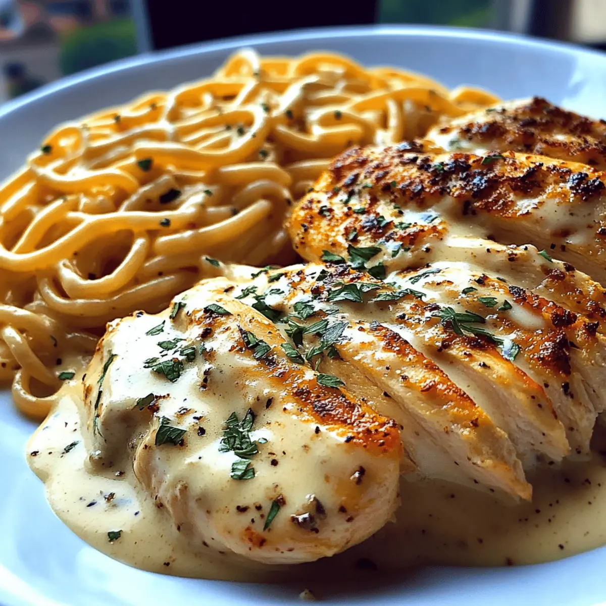 Creamy Cheesy Alfredo Three-Cheese Linguine for Comfort Cravings