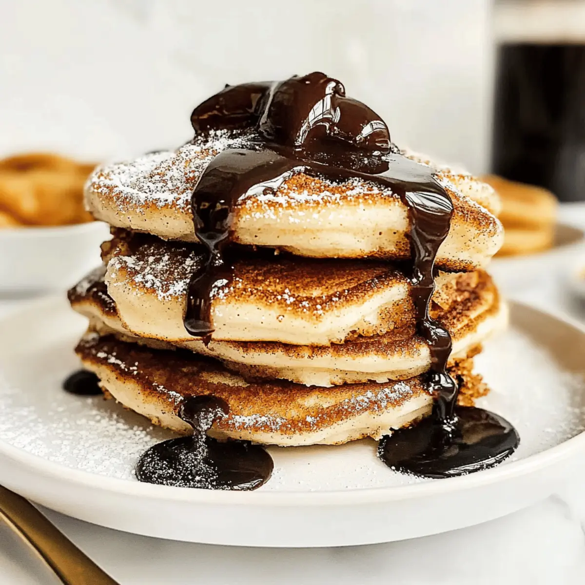Churro Pancakes: Indulge in Fluffy Sweet Bliss