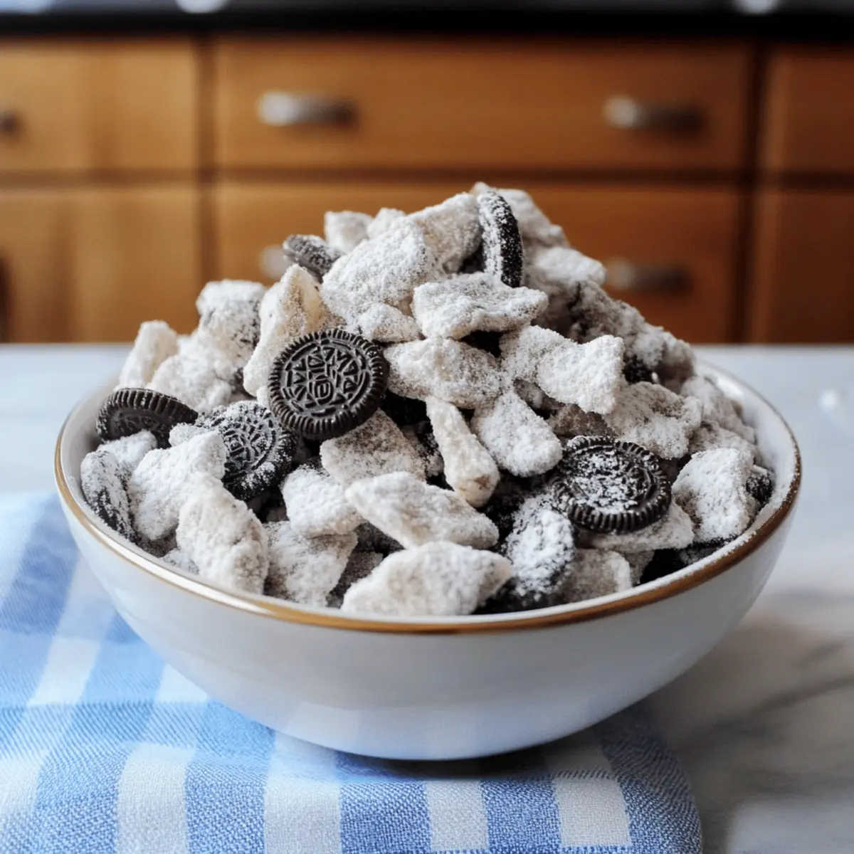 Cookies and Cream Puppy Chow: Easy No-Bake Snack Bliss