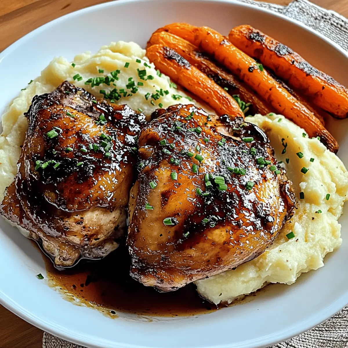 Savory Honey Balsamic Chicken Thighs for Cozy Dinners
