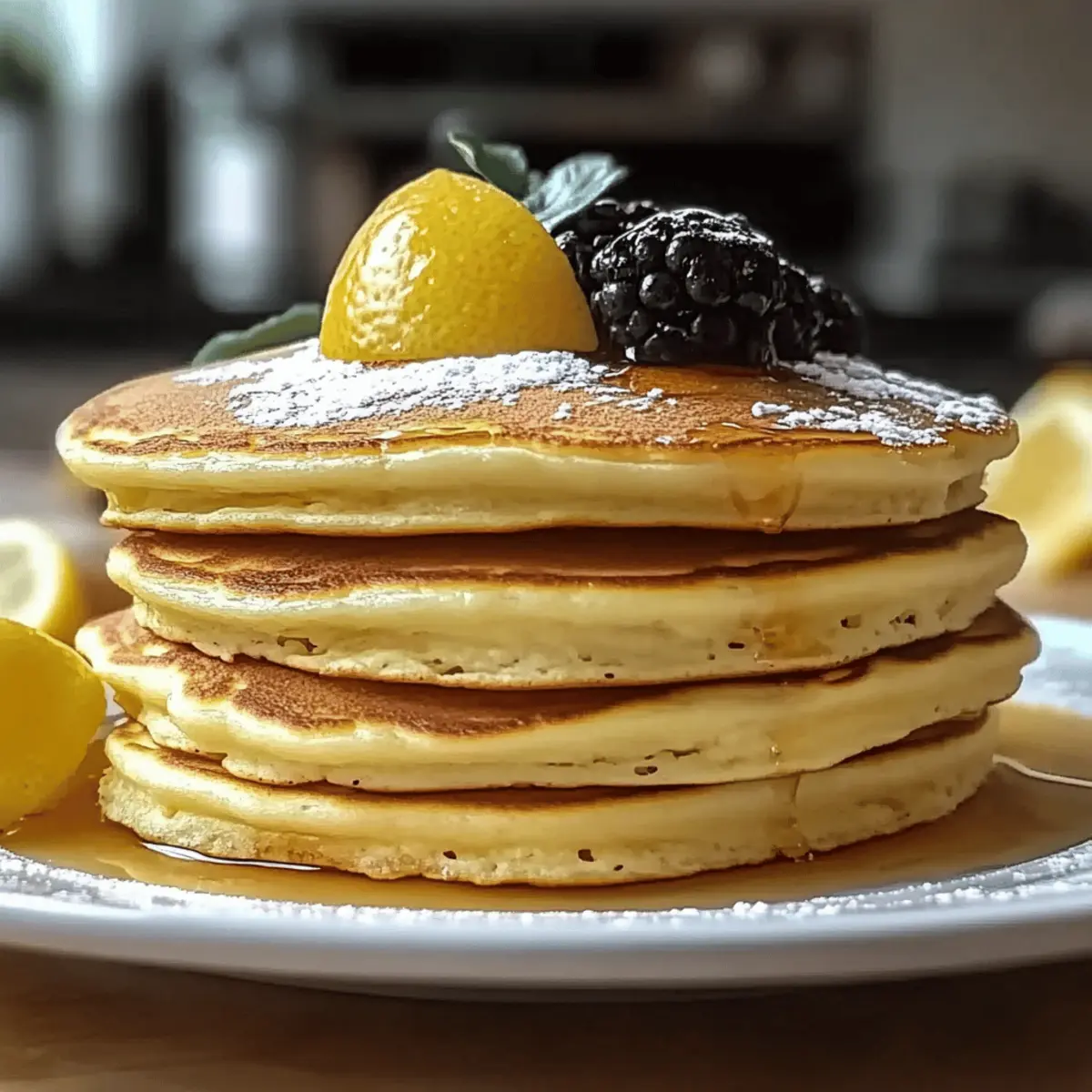 Lemon Ricotta Pancakes: Fluffy Delight for Bright Mornings