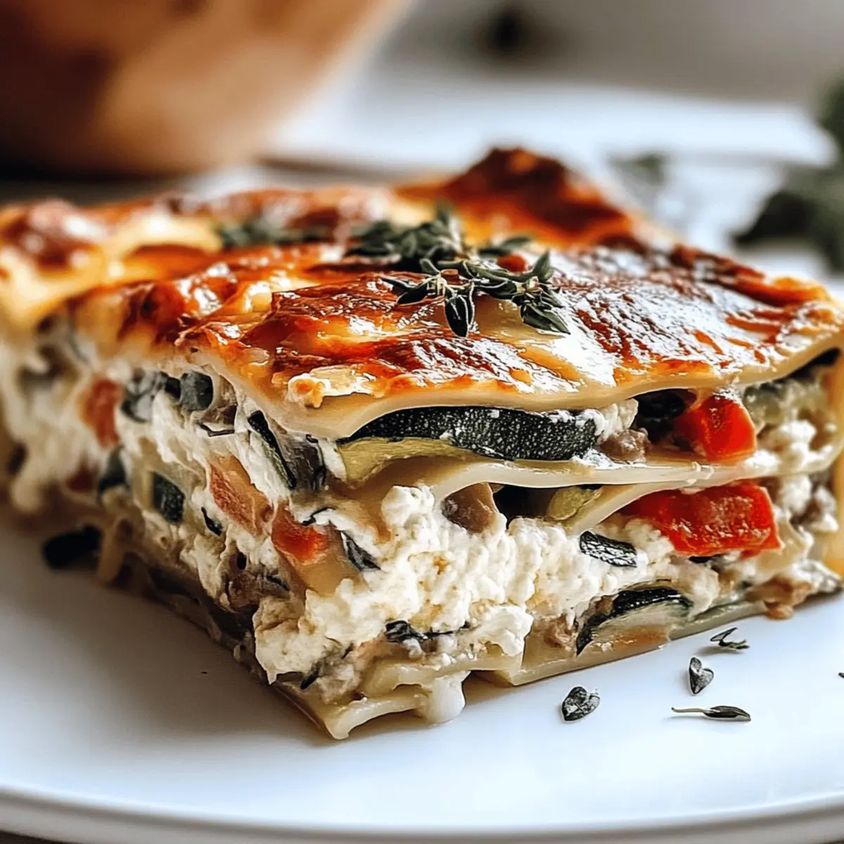 Loaded Veggie White Lasagna: Comforting Layers of Flavor