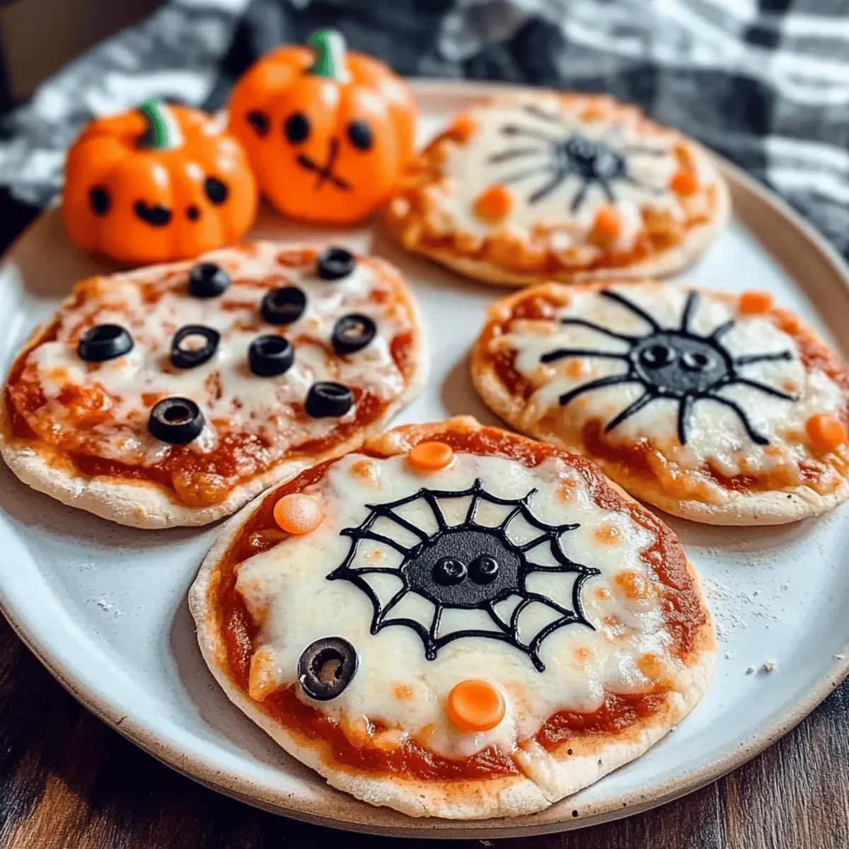 Spook-tacular Mini Halloween Pizzas That Kids Will Love