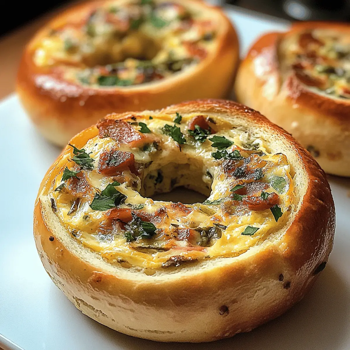 Quiche Stuffed Bagels: Deliciously Customizable Brunch Bites