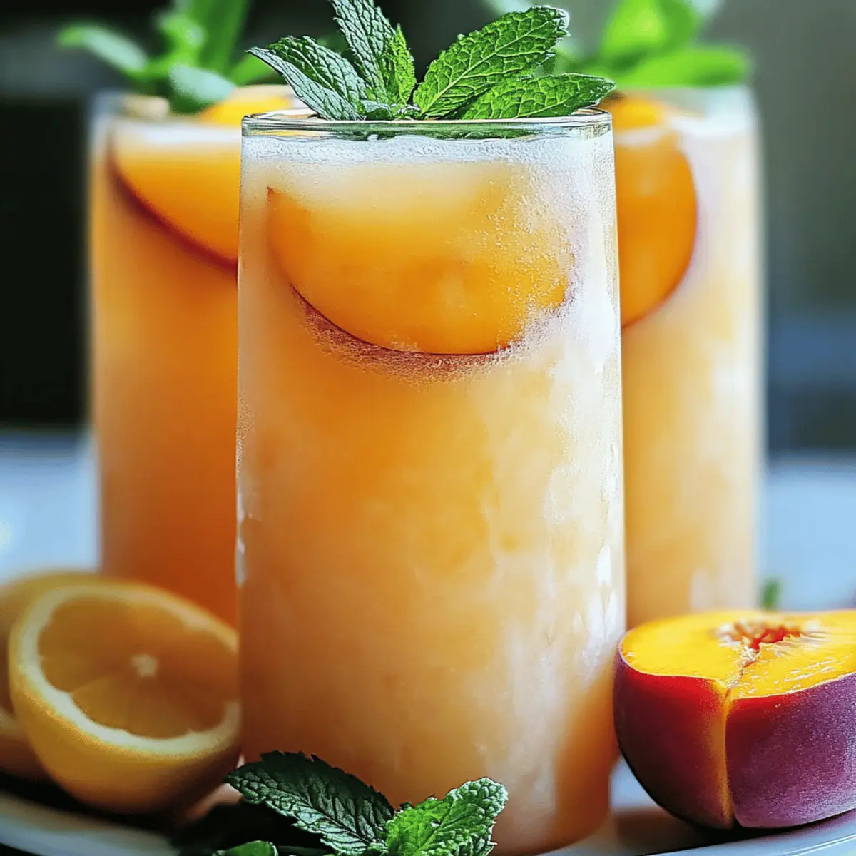 Sip into Summer with Refreshing Peach Lemonade Bliss