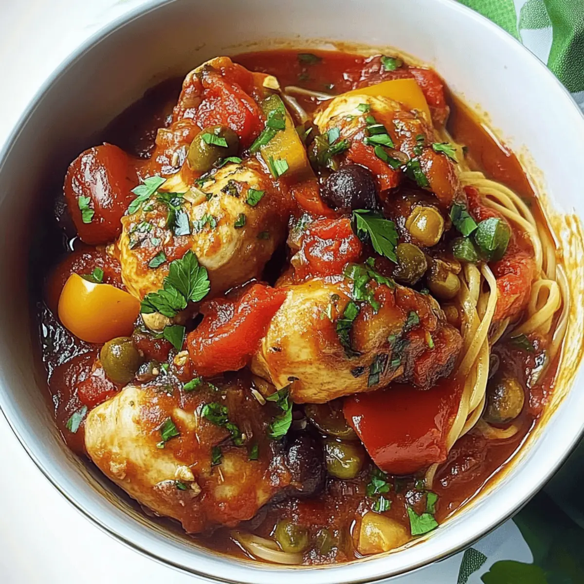 Effortless Slow-Cooker Chicken Cacciatore for Cozy Nights
