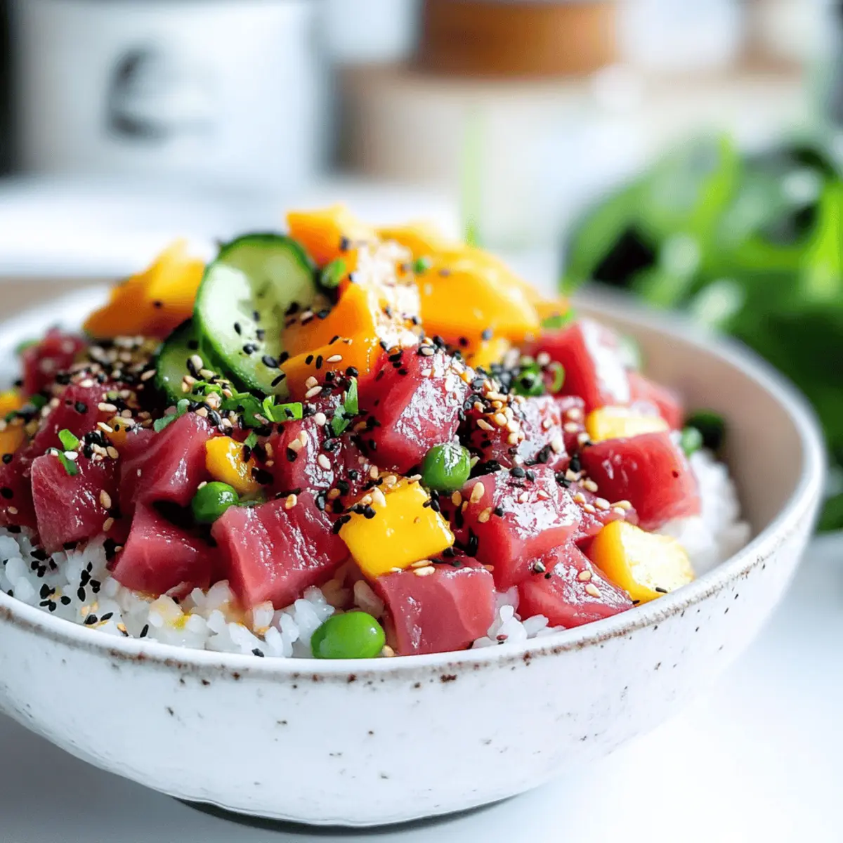 Savory Tuna Poke Bowl You Can Customize in Minutes