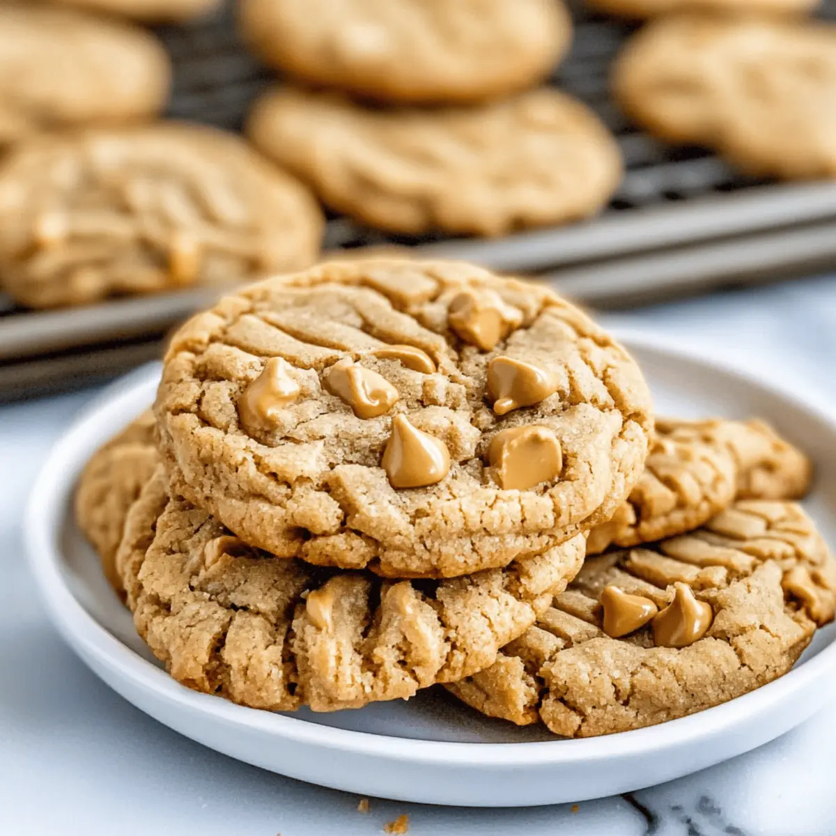 Thick and Chewy XL Bakery Style Peanut Butter Cookies You’ll Love