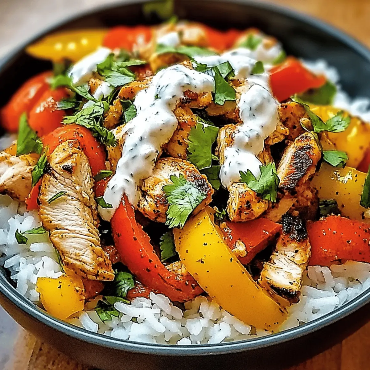 Delicious Chicken Fajita Rice Bowls for Easy Family Dinners