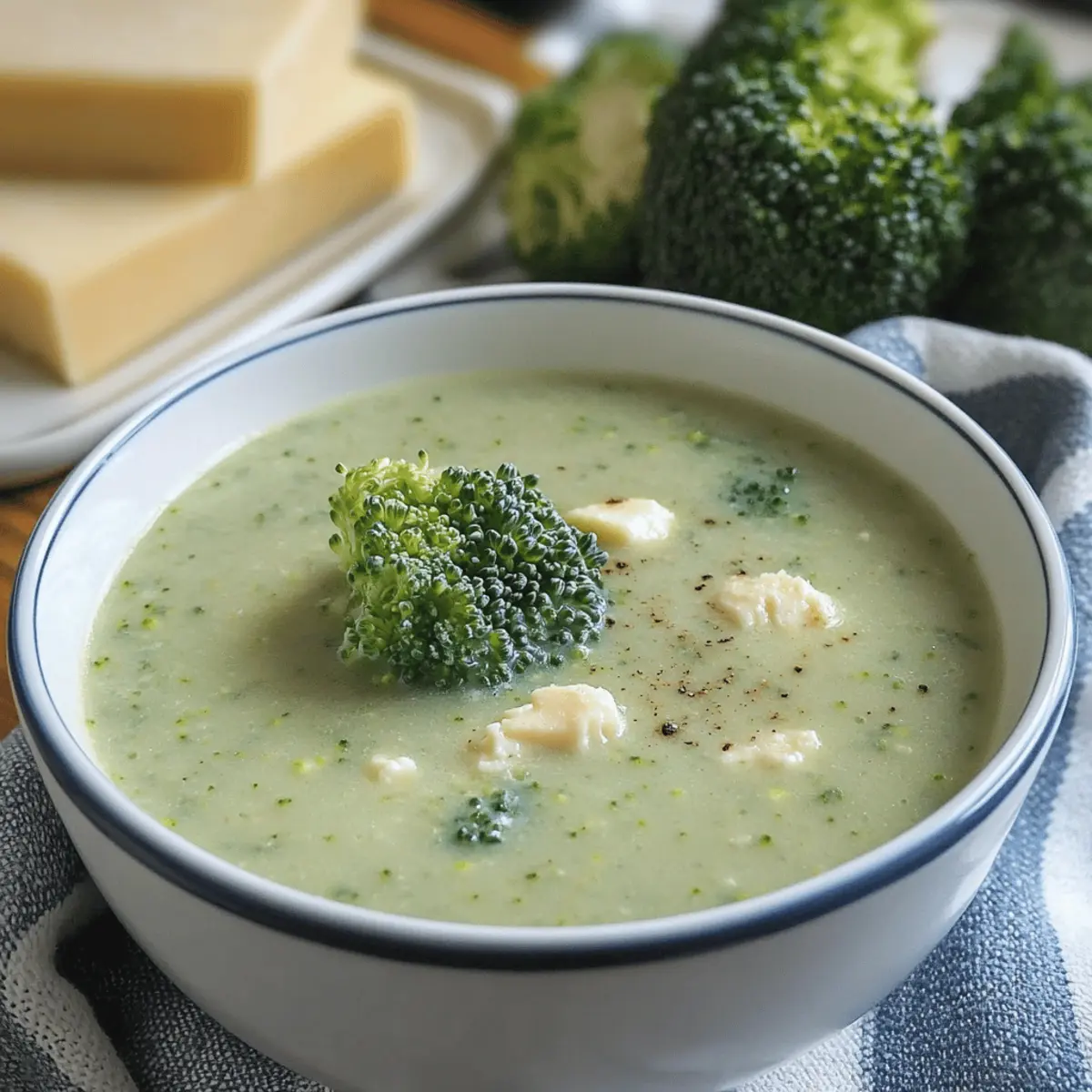 Deliciously Creamy Broccoli and Stilton Soup for Cozy Nights