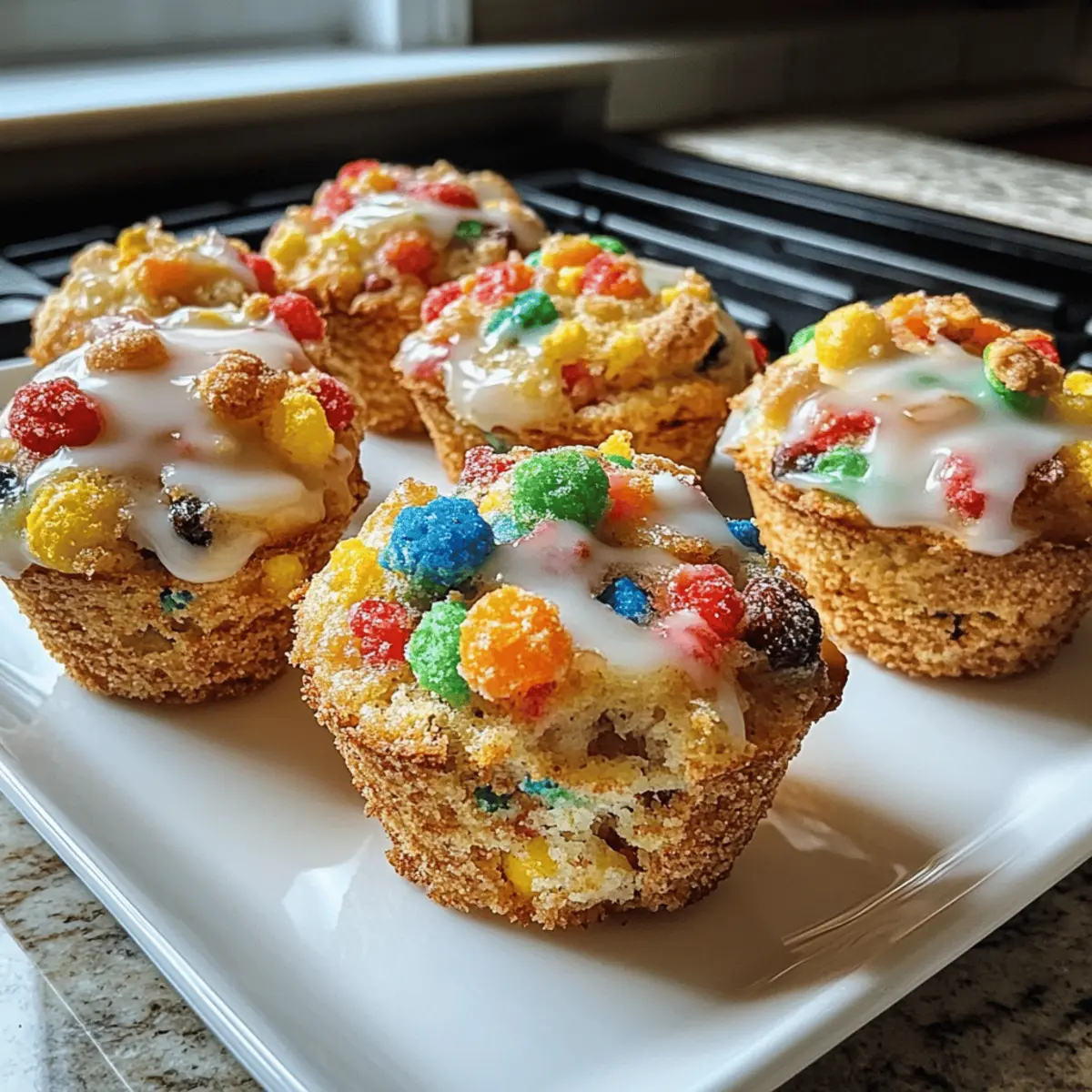 Fruity Pebbles Muffins: Colorful Treats to Brighten Mornings