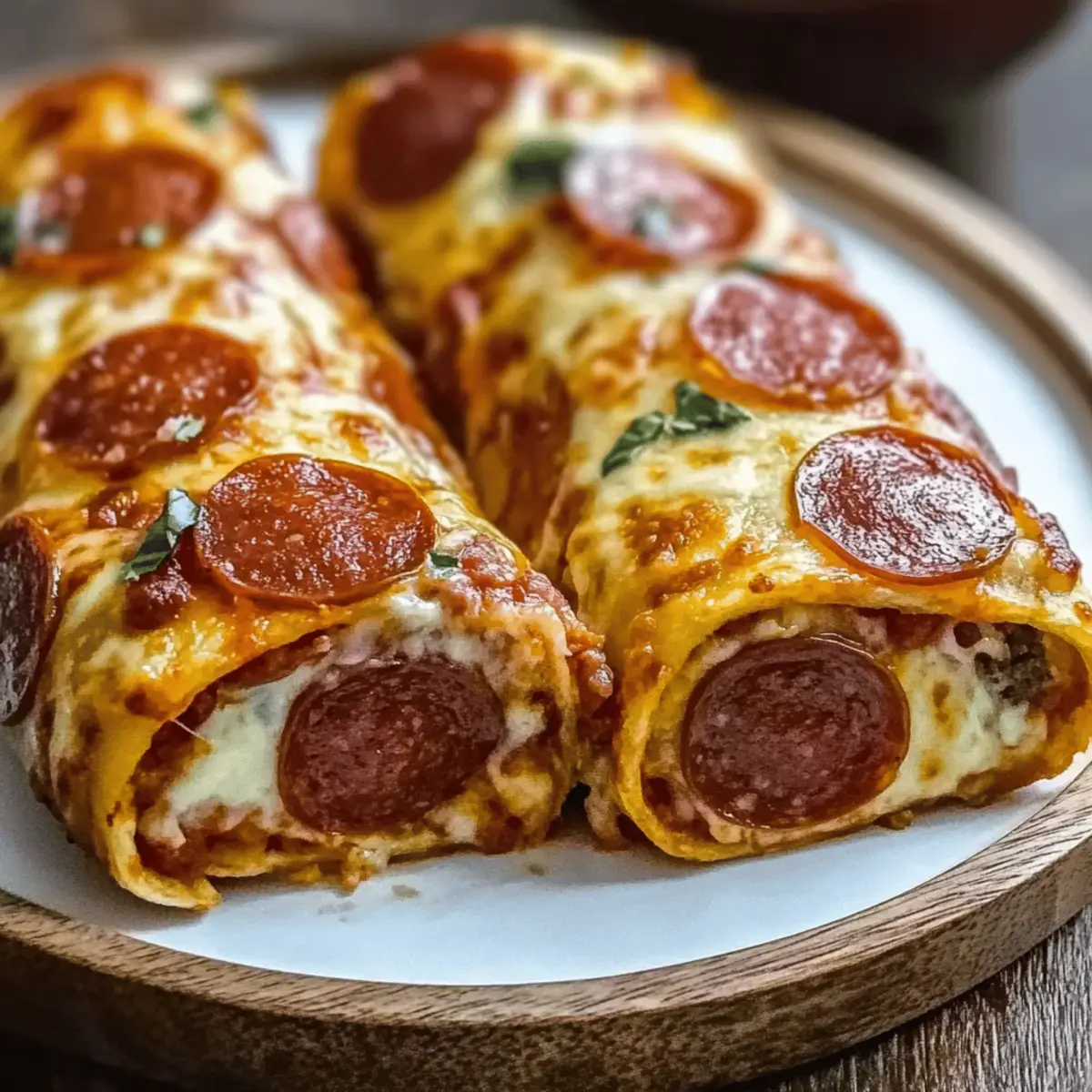 Cheesy Pepperoni Pizza Roll-Ups for Guilt-Free Snacking