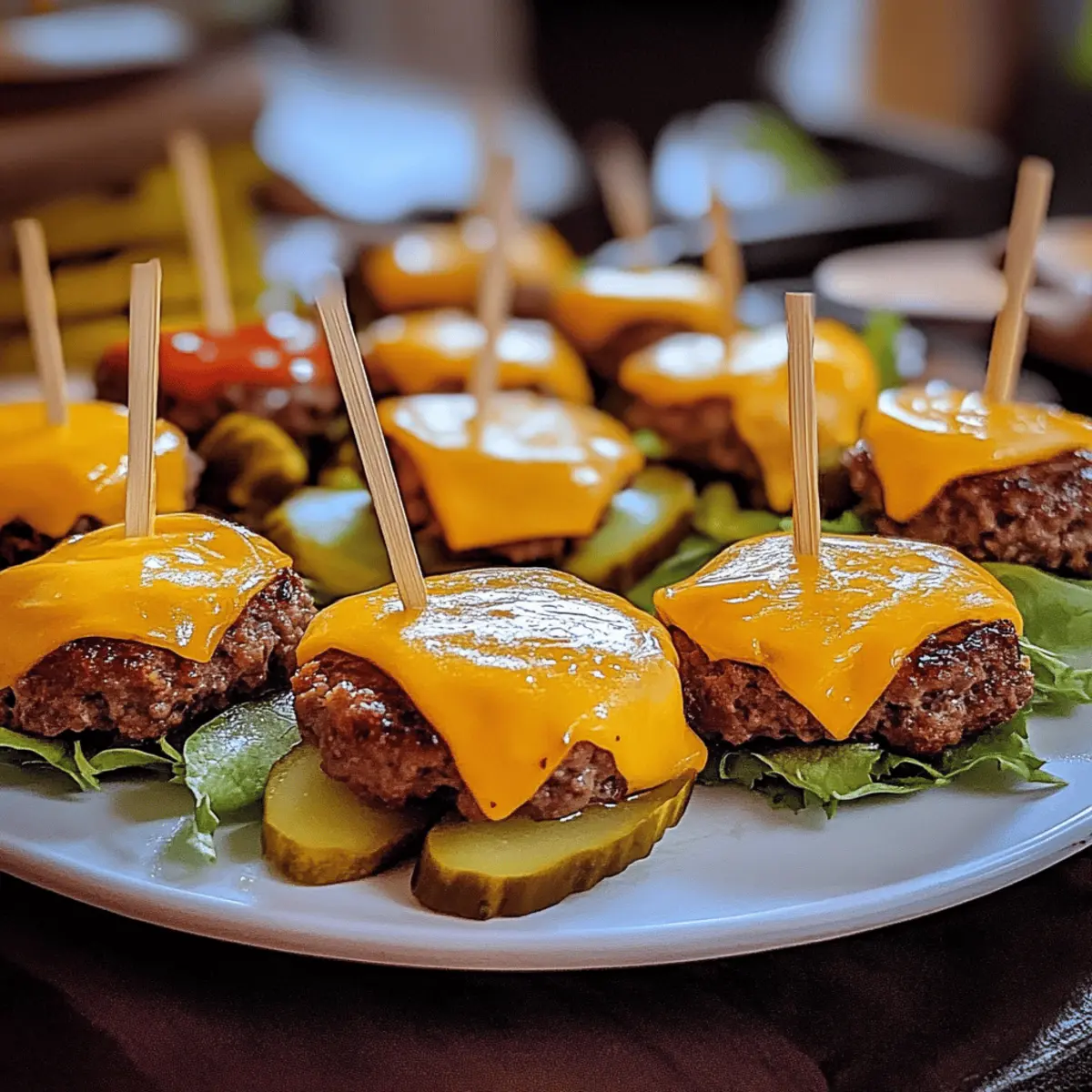Irresistible Bunless Cheeseburger Bites for Keto Cravings