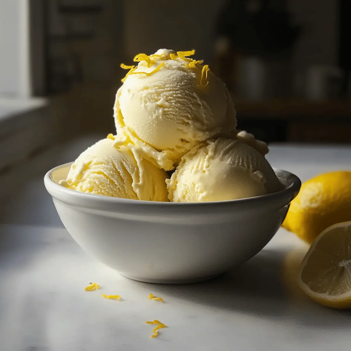 Lemon Protein Ice Cream That Will Refresh Your Day!