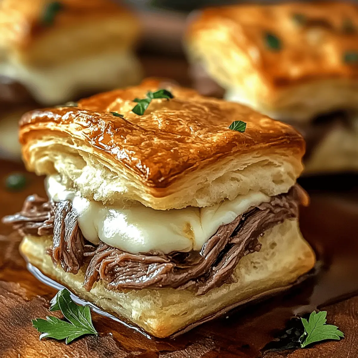 Baked French Dip Biscuits - Comfort Food with a Cheesy Twist