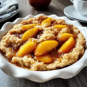 Southern Peach Cobbler
