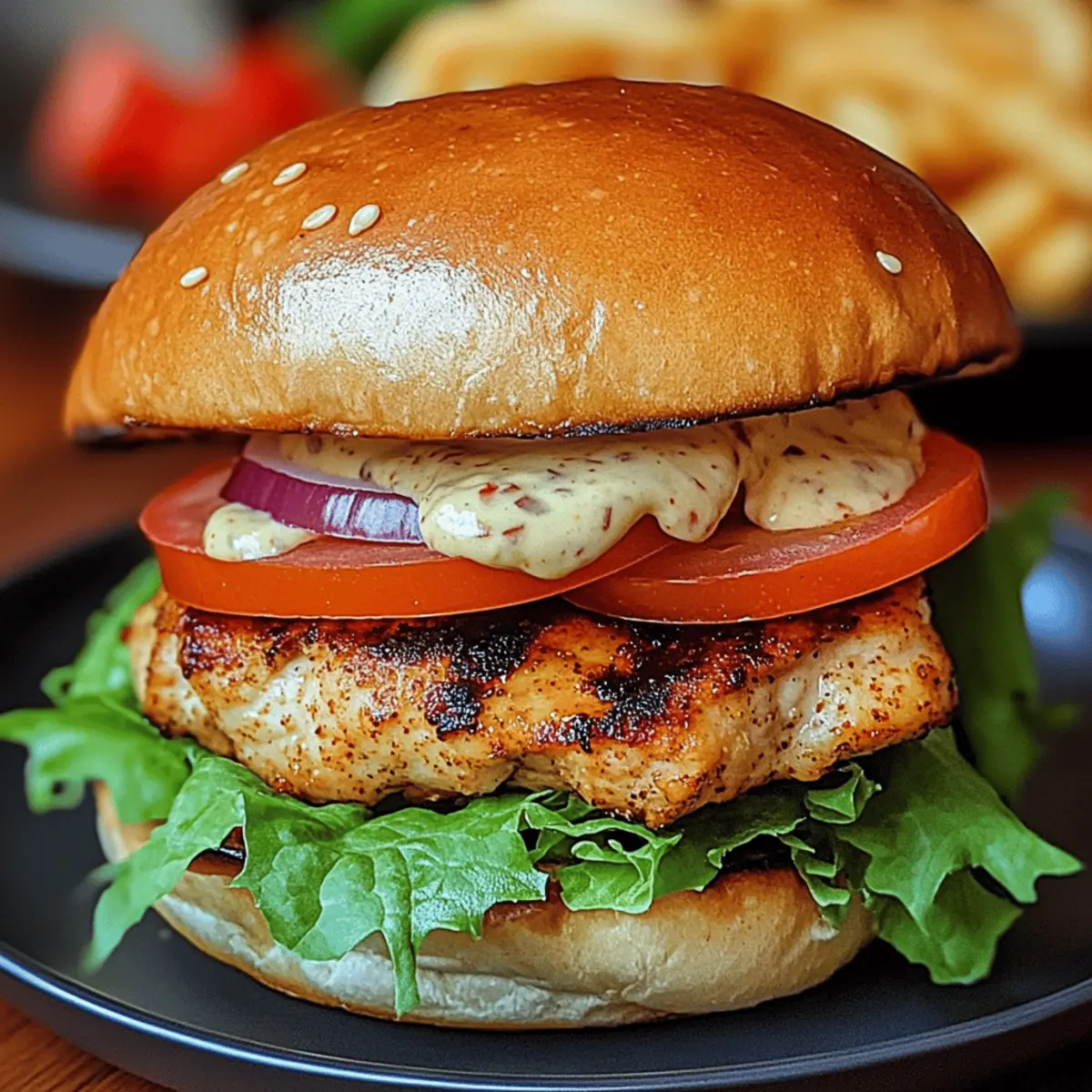 Irresistibly Juicy Spicy Chipotle Chicken Burger Recipe