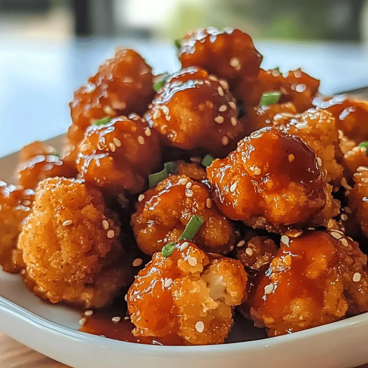 Spicy Sriracha Cauliflower Bites for a Crunchy Treat