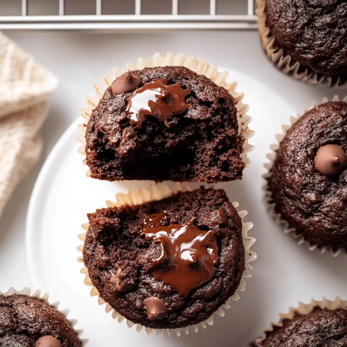 Irresistibly Soft Double Chocolate Muffins for Chocolate Lovers
