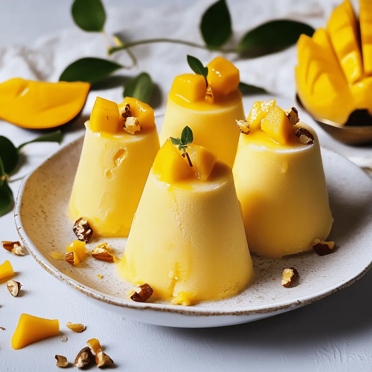 Mango Kulfi Bliss: Creamy Dairy-Free Delight Awaits!