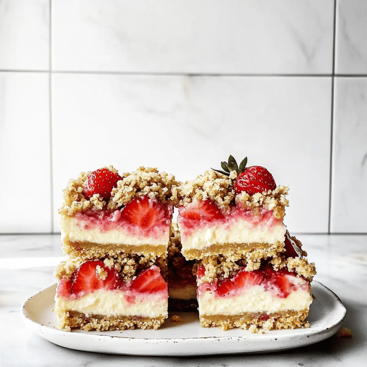 Delicious Strawberry Rhubarb Cheesecake Bars You'll Crave