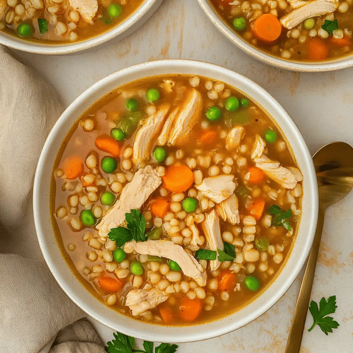 Cozy Chicken Barley Soup for a Hearty, Healthy Meal