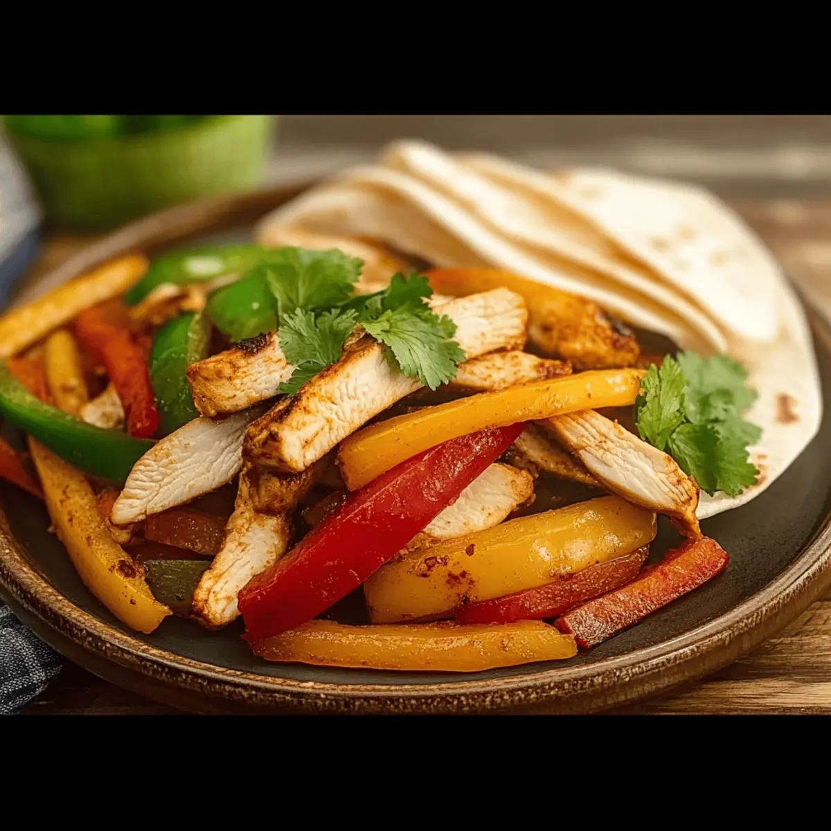 Sizzling Chicken Fajitas in the Air Fryer for a Healthy Twist