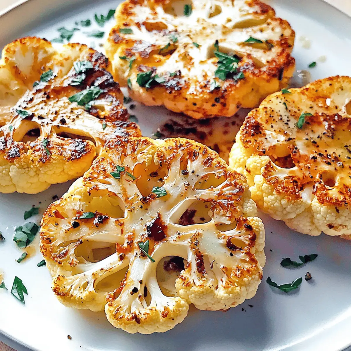 Savory Cauliflower Steak with Balsamic Glaze Perfection