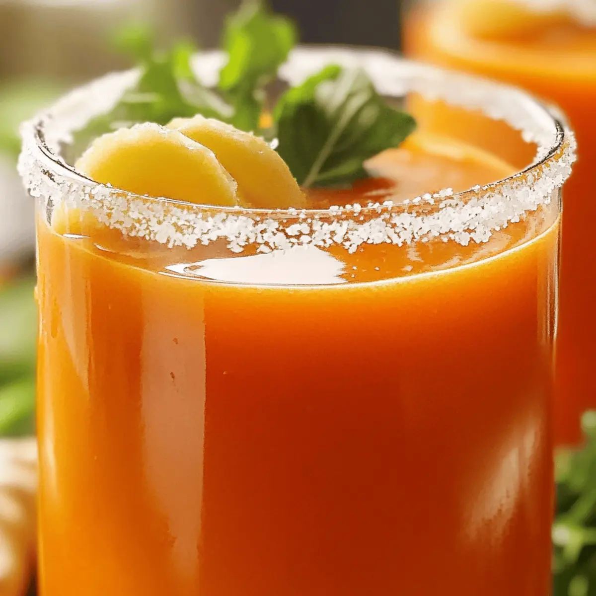 Revitalize Your Day with Fresh Carrot Juice Delight