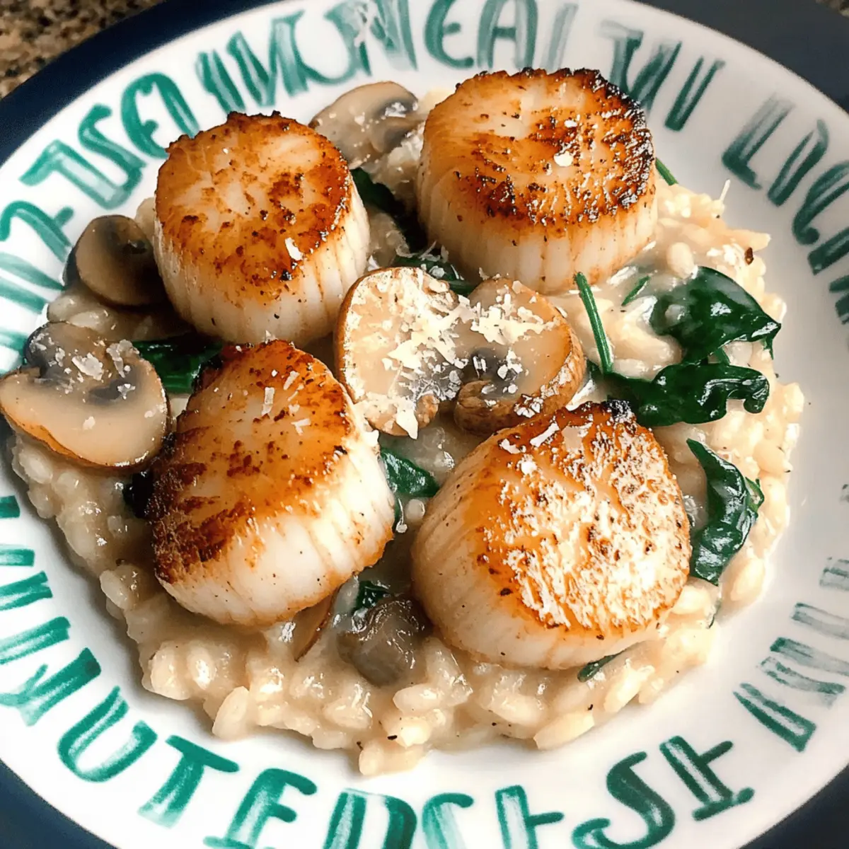 Elegant Scallop Mushroom Risotto for a Cozy Dinner Night