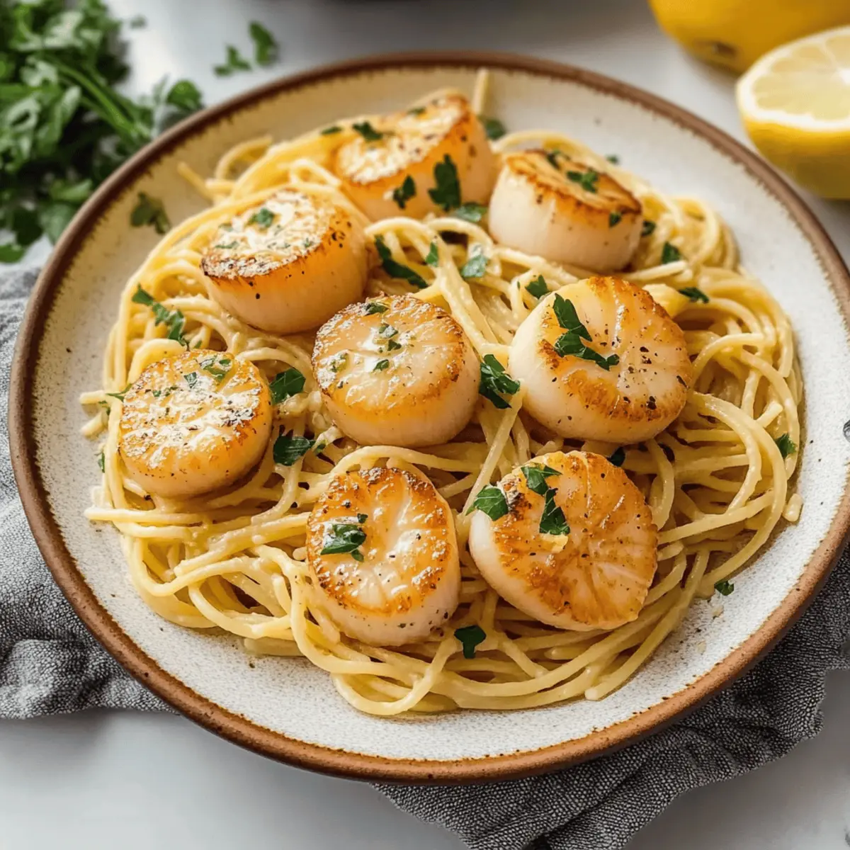 Scallops with Pasta: A Quick Gourmet Dinner at Home