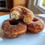Apple Cider Donuts With Cinnamon Sugar Crust