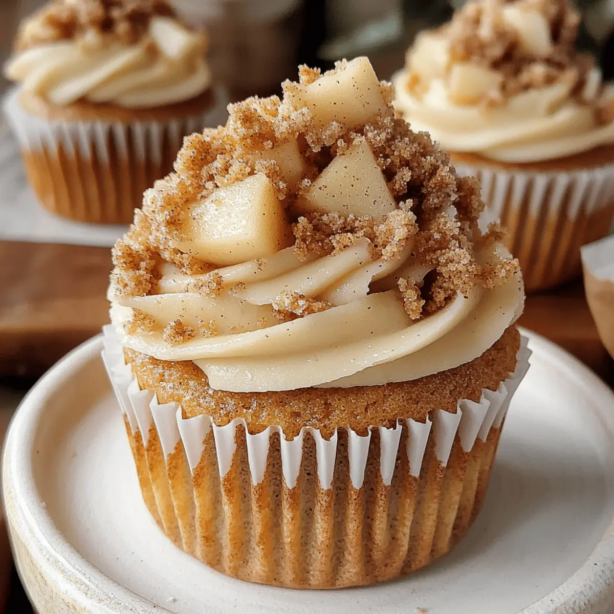 Irresistible Apple Crumble Cupcakes for Cozy Fall Days