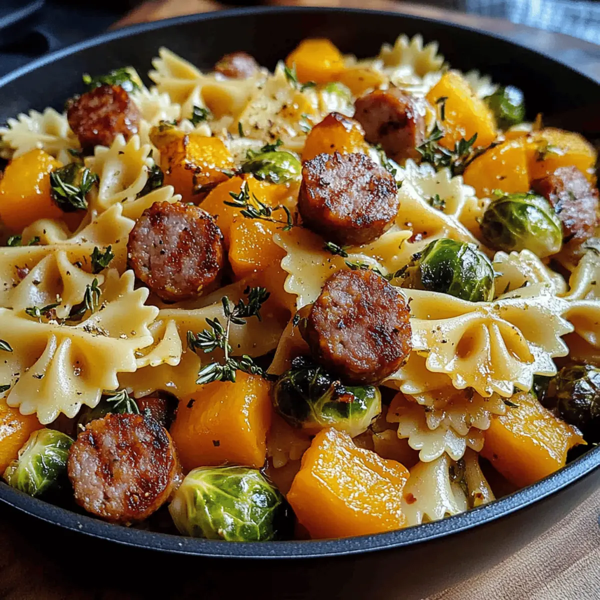 Autumn Sausage Pasta Squash: Cozy Comfort in Every Bite