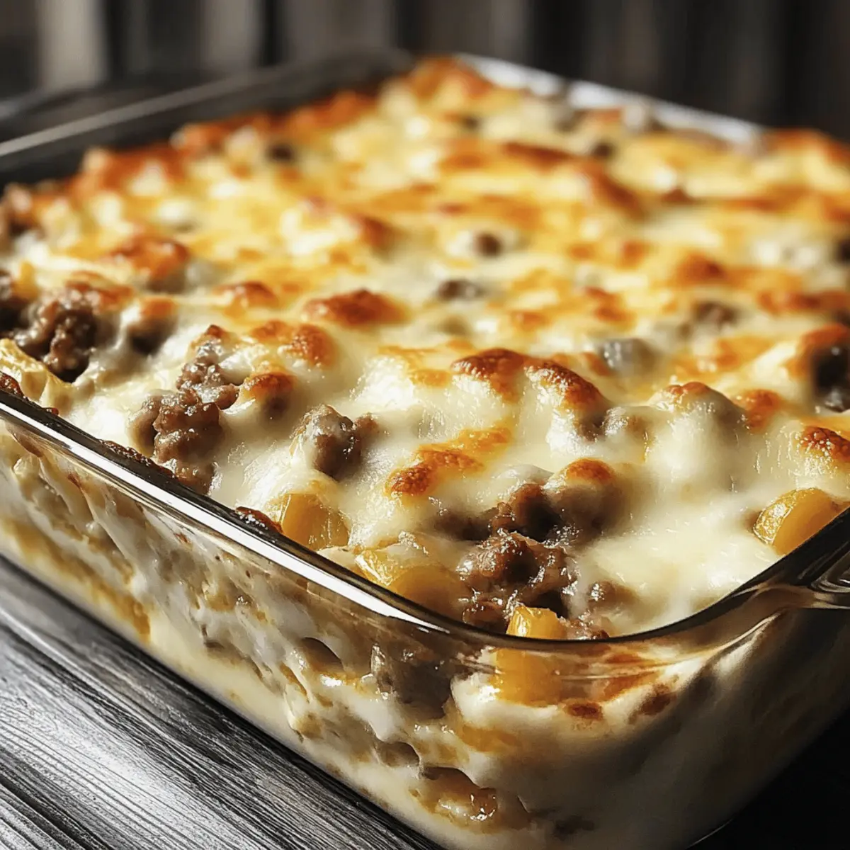 Creamy Beef Alfredo Ziti Casserole for Cozy Nights