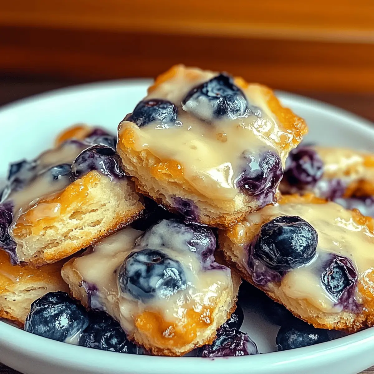 Fluffy Blueberry Butter Swim Biscuits for a Cozy Breakfast