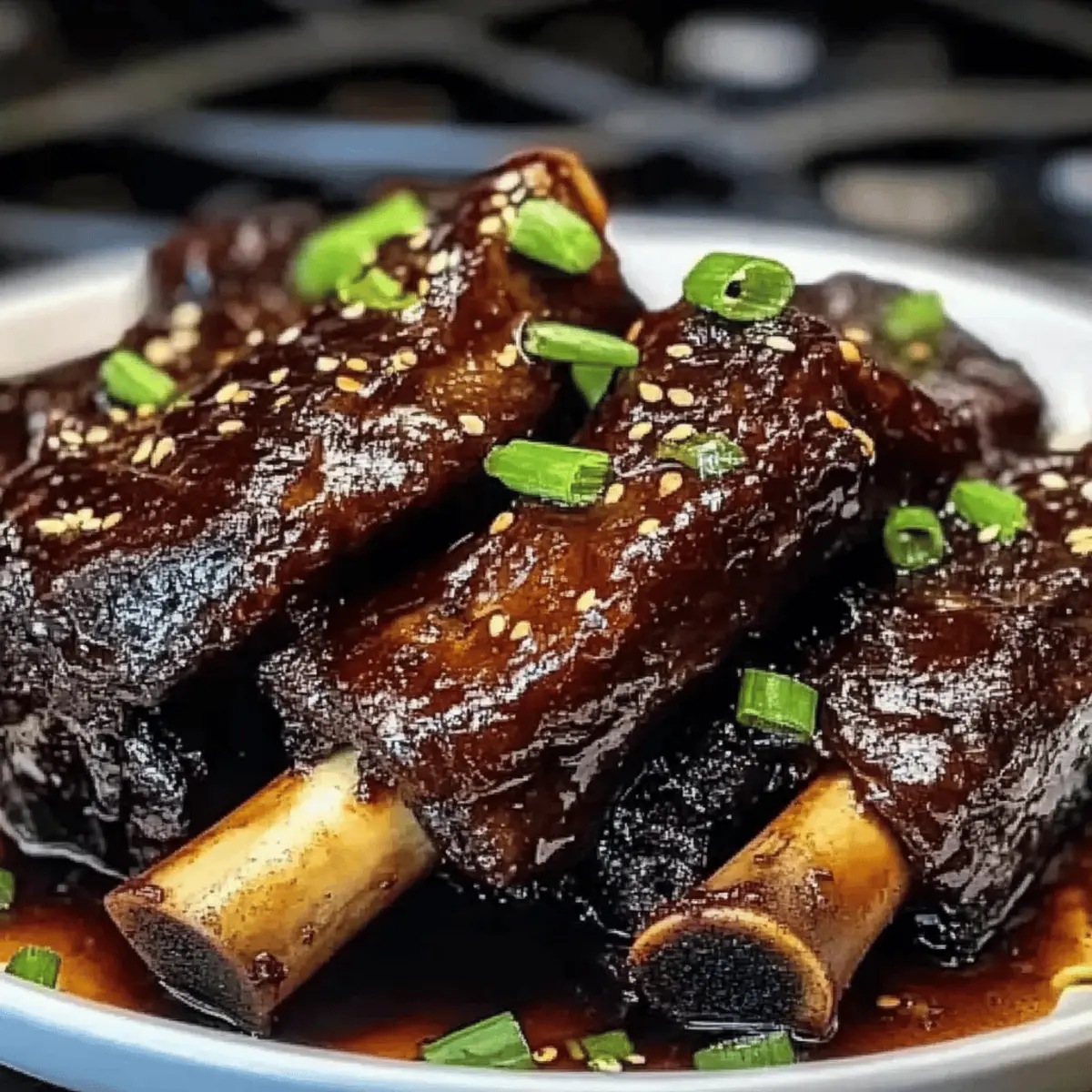 Savory Caramelized Slow Roast Asian Beef Short Rib Delight