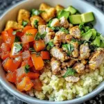 Cauliflower Rice Turkey Bowl