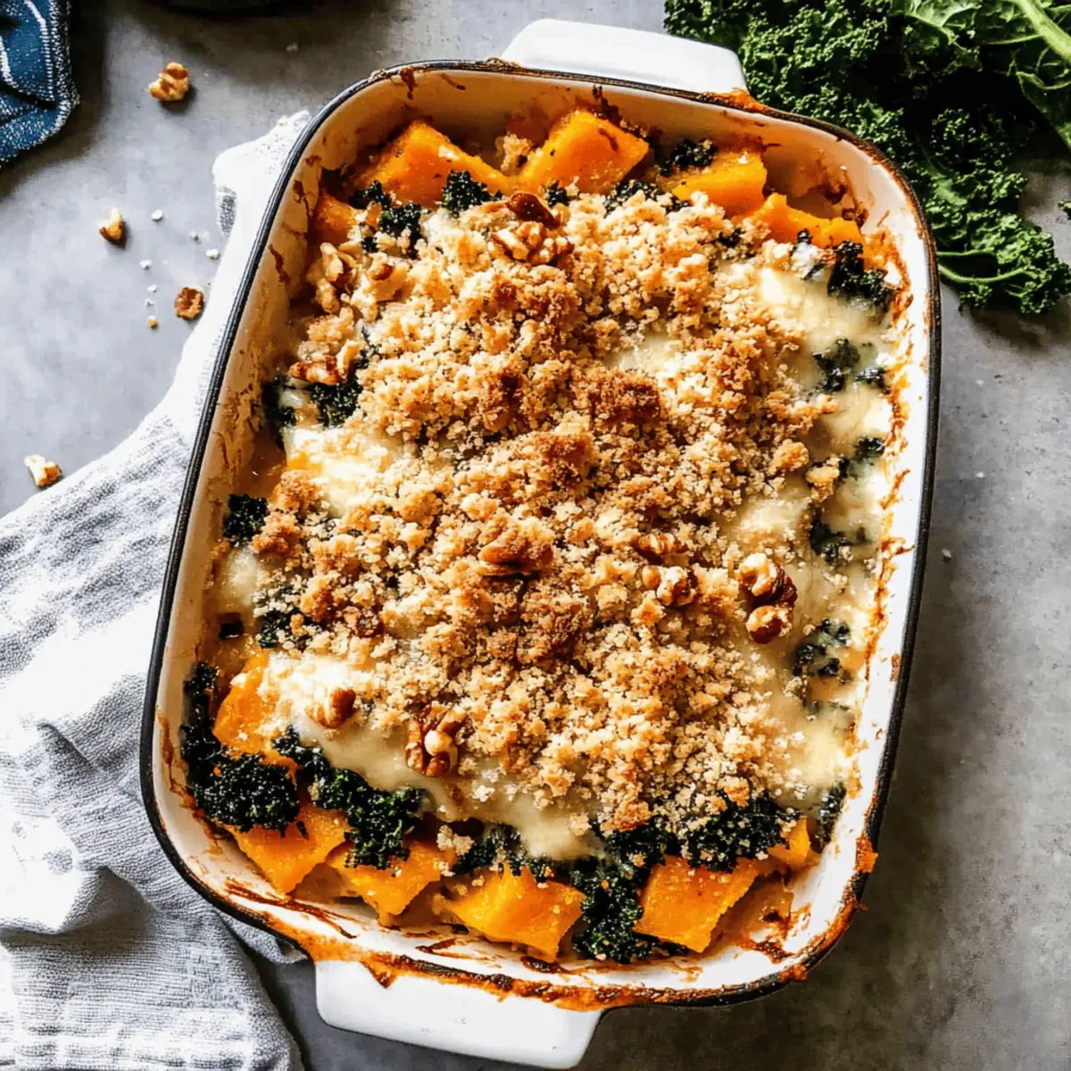 Irresistibly Cheesy Butternut Squash Casserole Delight