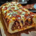 Cheesy Garbage Bread