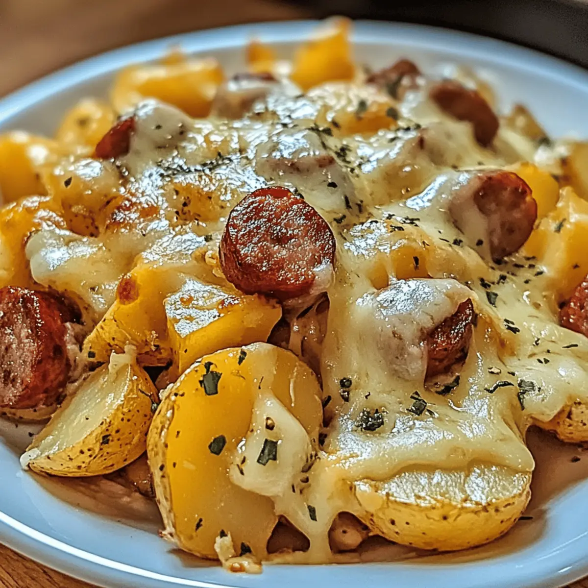 Cheesy Ranch Potatoes and Smoked Sausage: Comfort in a Pan