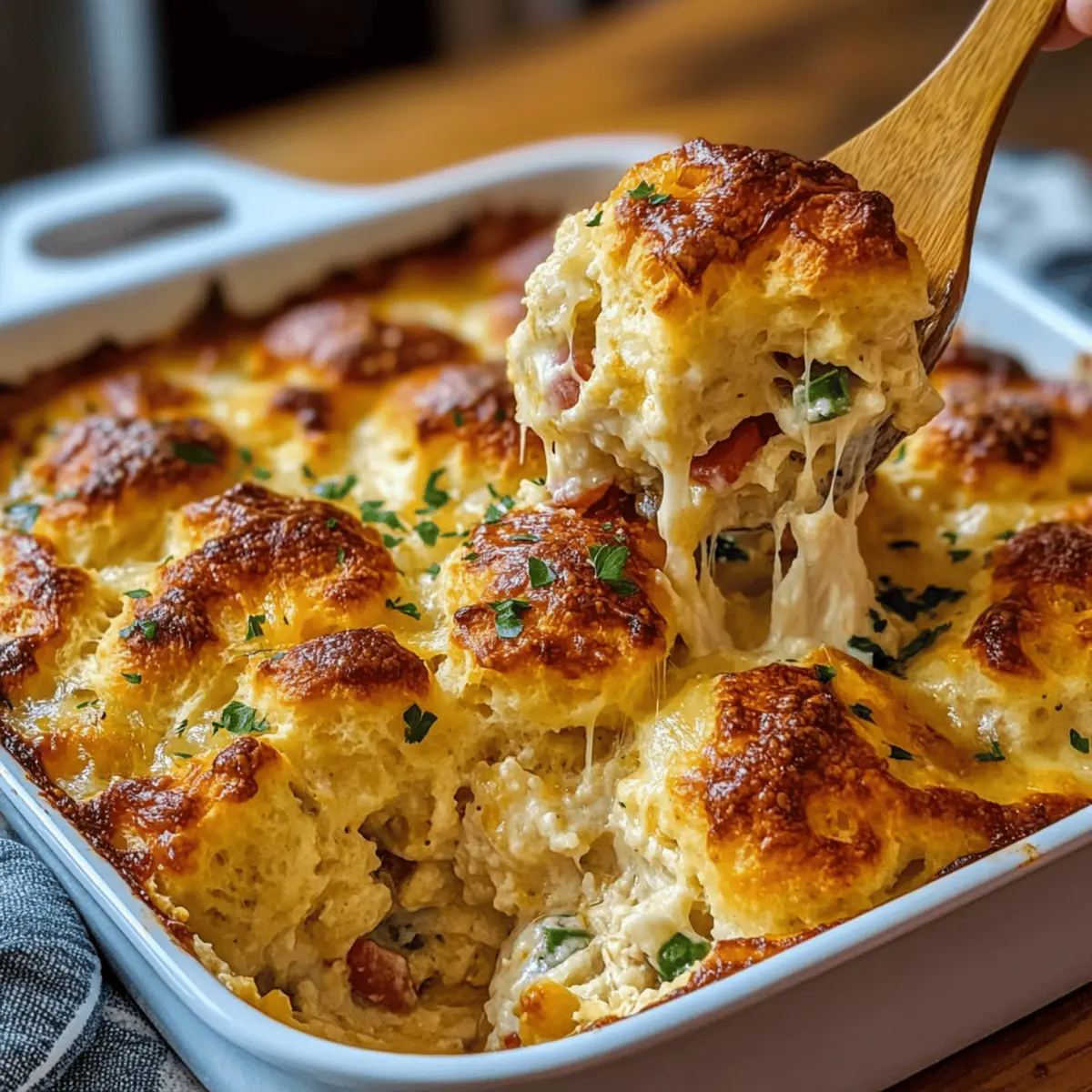 Chicken Bubble Biscuit Bake Casserole for Cozy Family Nights