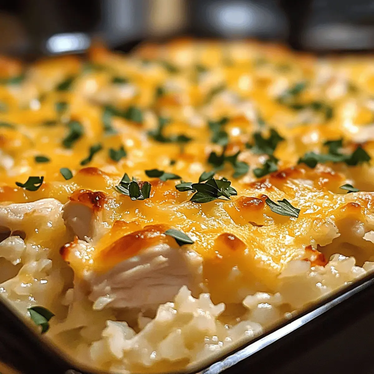 Creamy Chicken Cauliflower Rice Casserole for Cozy Nights