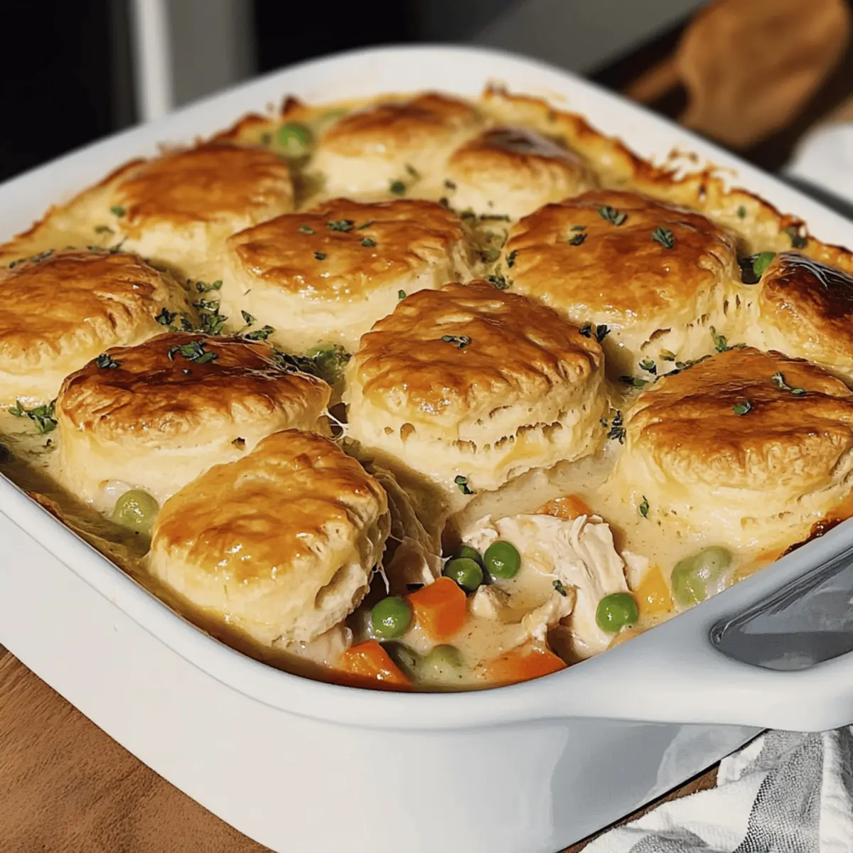 Comforting Chicken Pot Pie Casserole for Cozy Nights