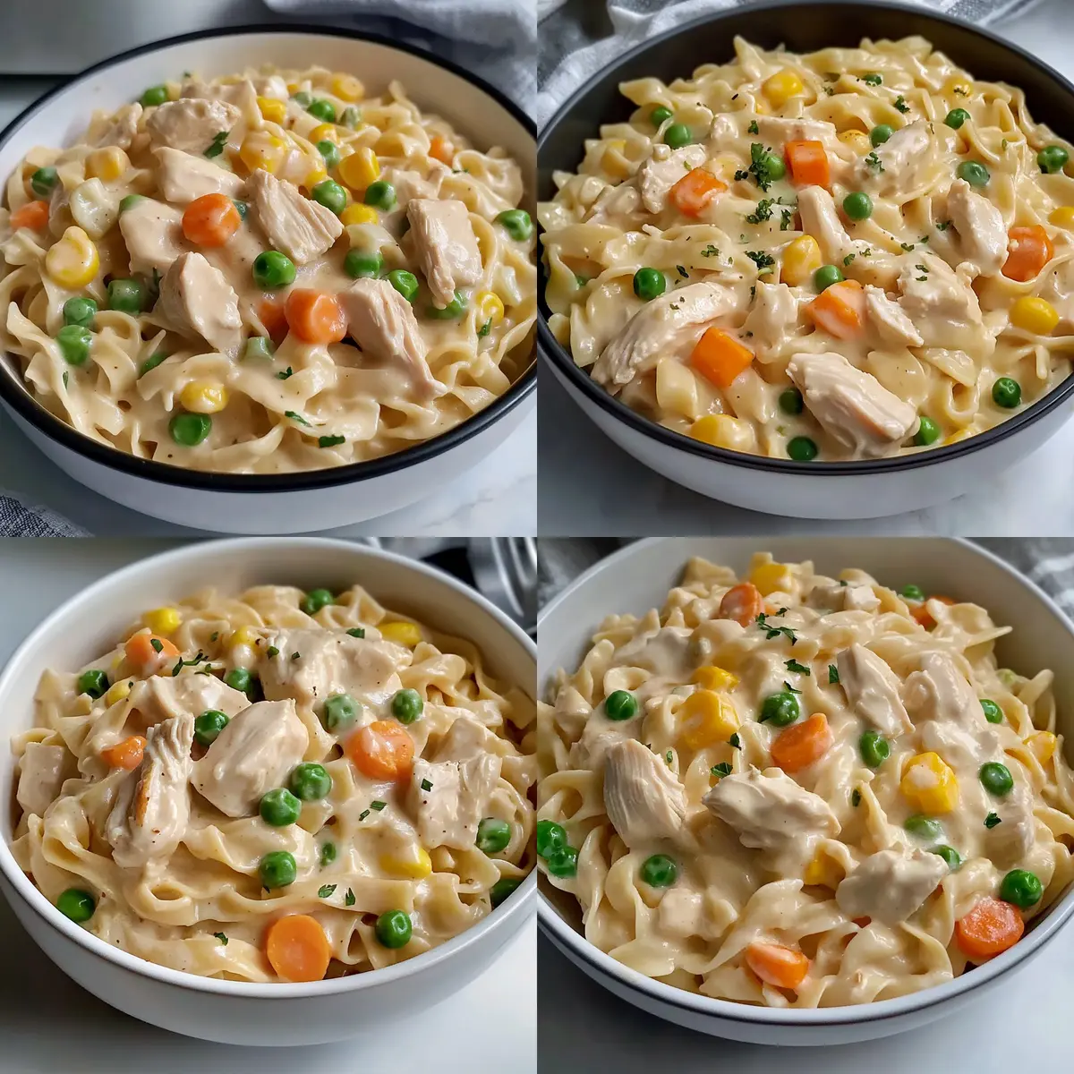 Comforting Chicken Pot Pie Pasta for Cozy Nights