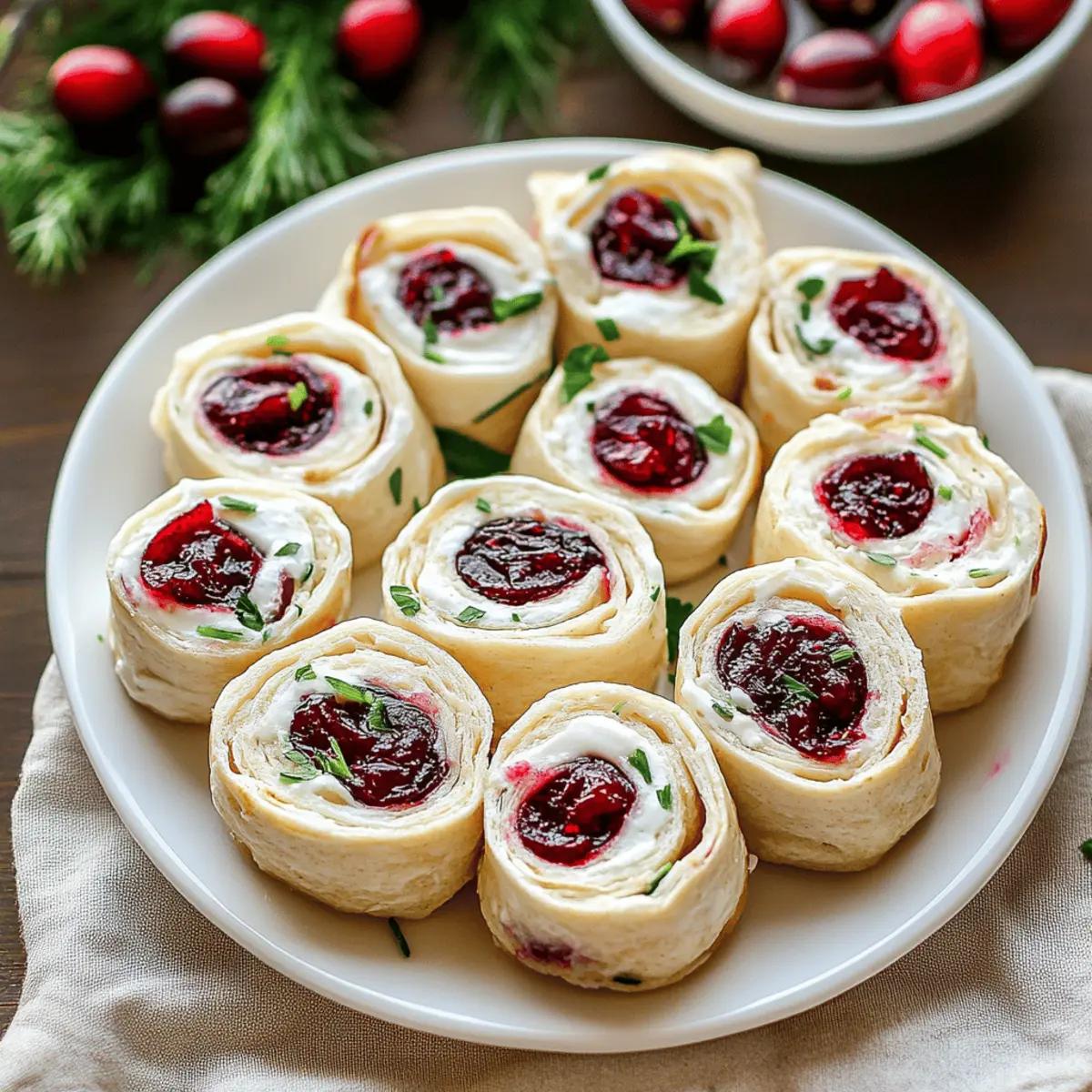 Savory Christmas Cranberry Roll Ups You’ll Love This Holiday