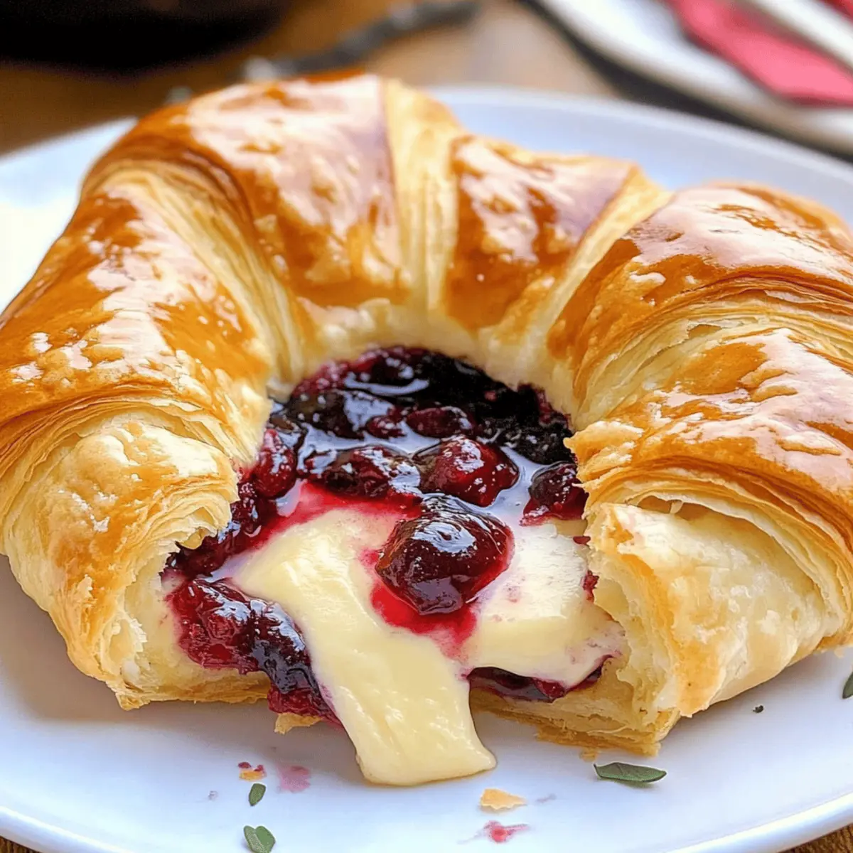 Cranberry and Brie Baked Cheese Appetizer for Cozy Gatherings